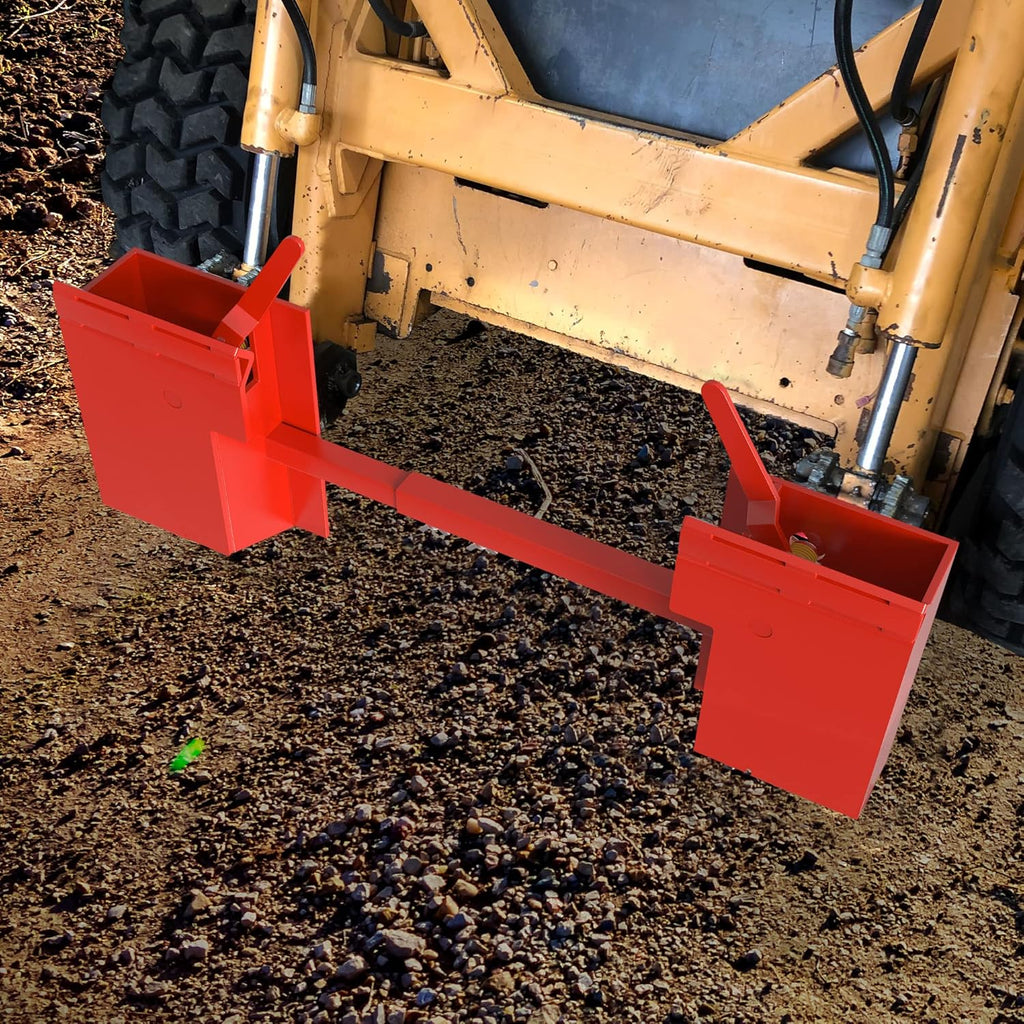 Skid Steer Quick Attach Adapter Universal Attachment Plate Quick Tach Conversion Adapter Mount Compatible for Kubota