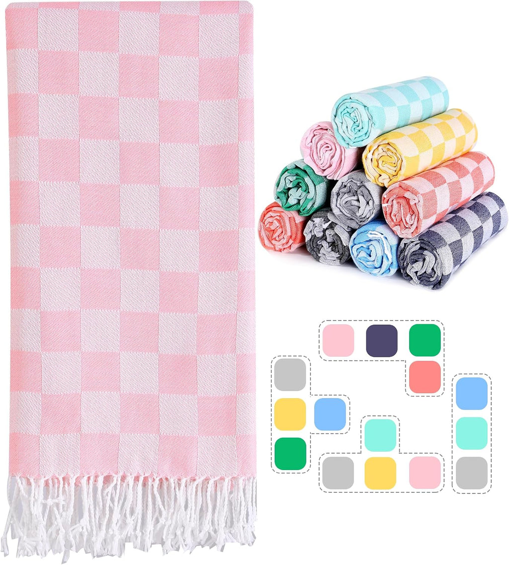 Travel Vacation Essentials Turkish Beach Towel Bath Towels Quick Dry Sand Free Oversized Bath Pool Swim Extra Large