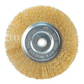 6" Wire Wheel for Bench Grinder, Fine Brush Wheel, 1/2"-5/8" Arbor