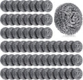 150 Pack Steel Wool Scrubbers 2.5 Inch, 15 Gram, Classic