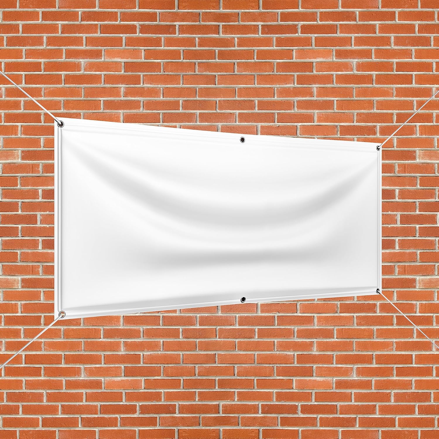 Blank Vinyl Banners with Grommets – Heavy-Duty 13 oz Scrim Vinyl Banner Blank for Indoor Outdoor Use, Personalized