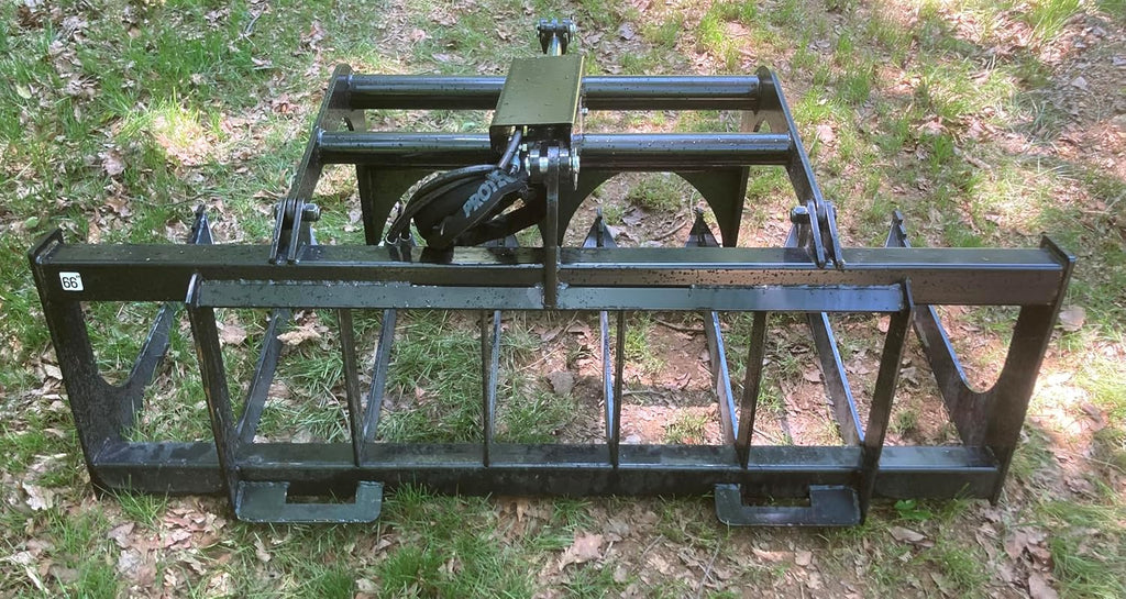66" Root Grapple for Skid Steer/Tractor-Brush Grapple | Skid Steer Mount Material Handling Attachment