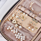 Travel Jewelry Case Organizer, Tangle-Free Necklace Storage Bag