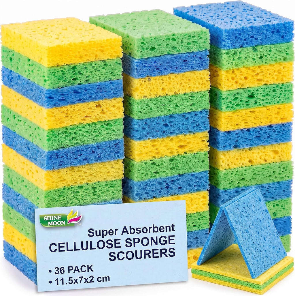 36 Pk Pop-Up Compressed Cellulose Kitchen Sponges