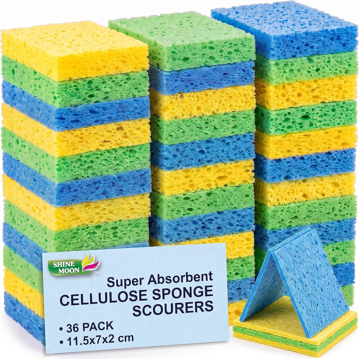 36 Pk Pop-Up Compressed Cellulose Kitchen Sponges
