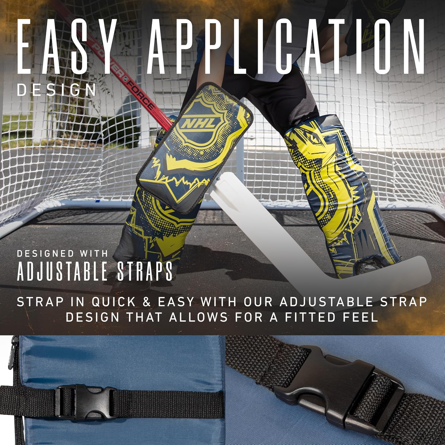 Franklin Sports Extreme Street Hockey Goalie Set | Beginner-Ready Gear, Includes Blocker + Catch Glove + Leg Pads