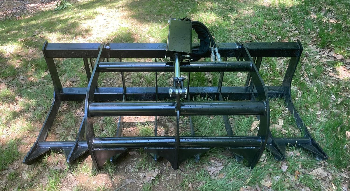 66" Root Grapple for Skid Steer/Tractor-Brush Grapple | Skid Steer Mount Material Handling Attachment