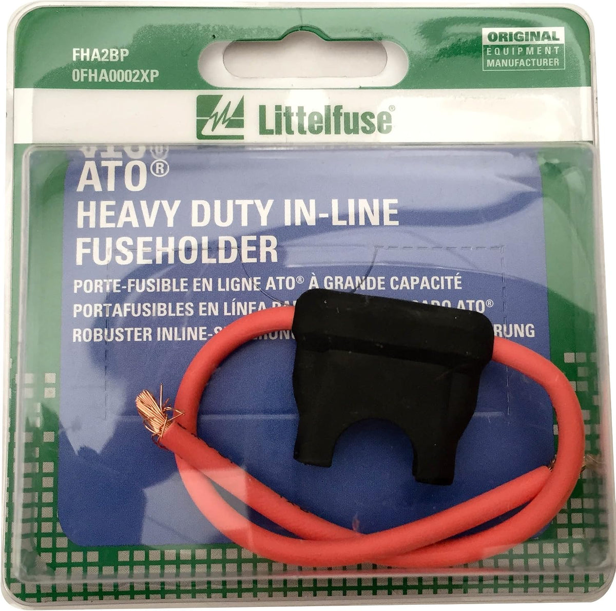 Littelfuse 0FHA0002XP ACS ATO HD Carded Inline Fuse Holder