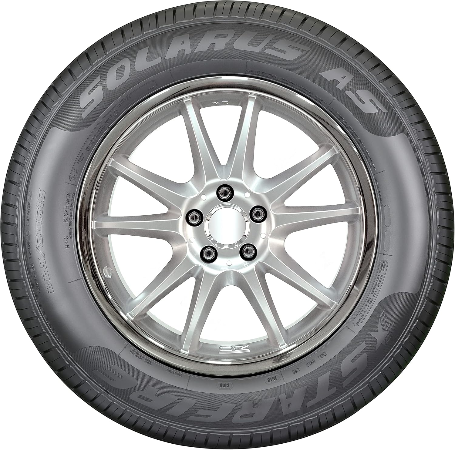 Solarus AS All-Season 215/55R17 94V Tire | Passenger Touring All Season Traction 94V Rated Standard Load Radial