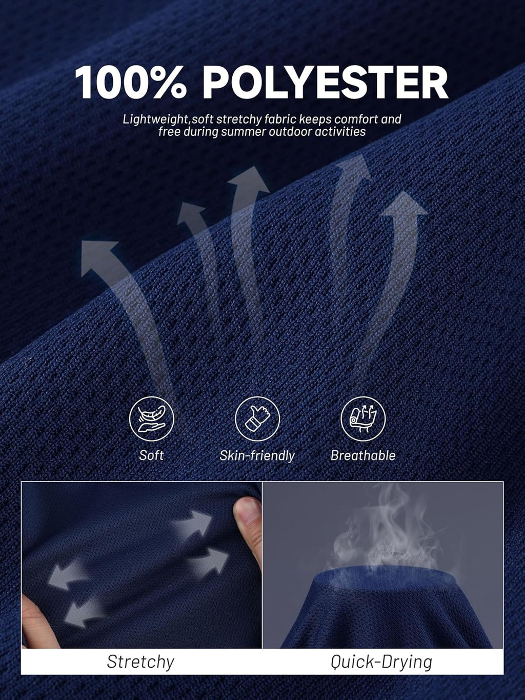 5 Pack Boys Athletic Shorts Mesh Basketball Soccer Quick Dry Shortss | Dry-Fit,Toddler Kids Clothes,Outdoor Active