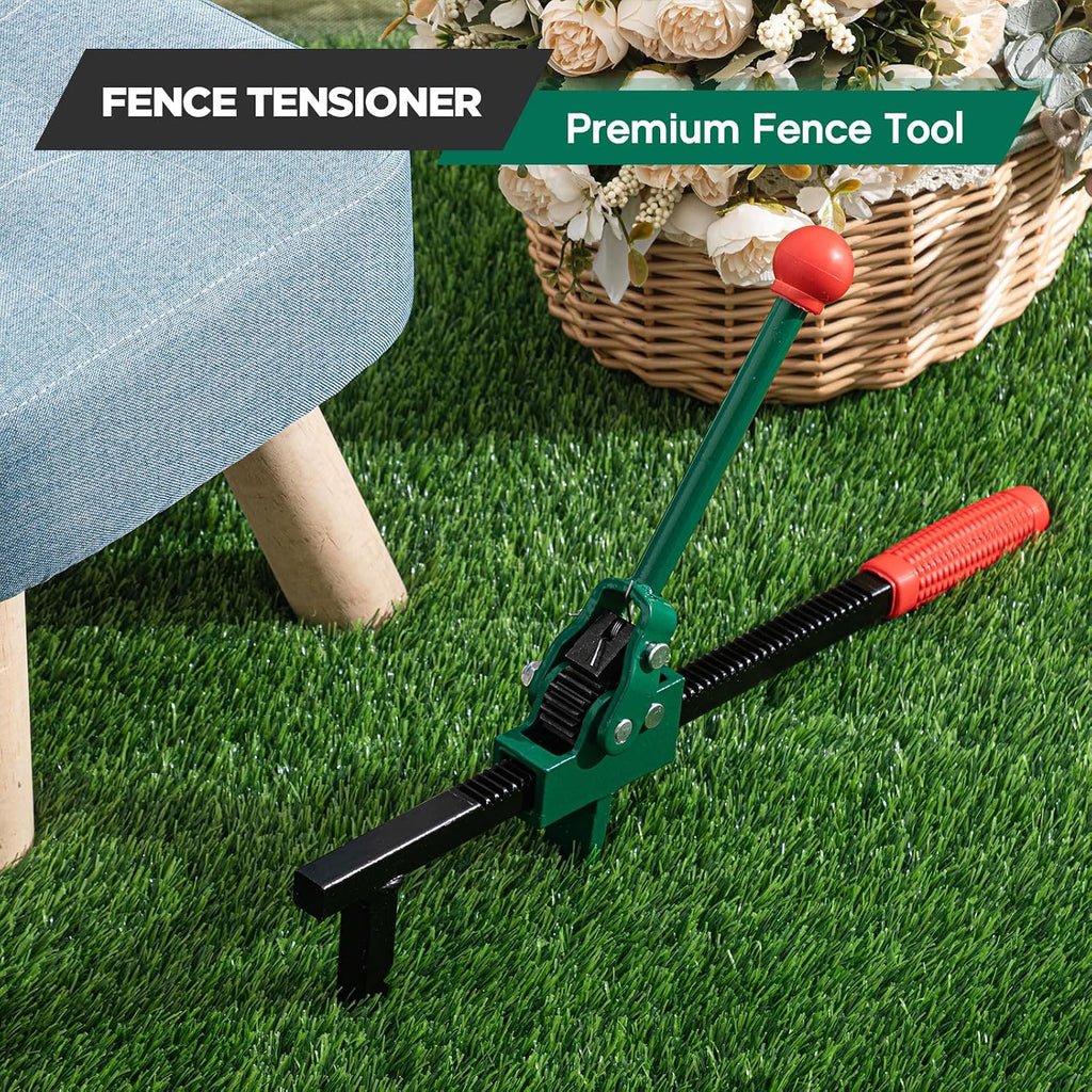 2 Pcs Chain Link Fence Stretcher Tool Ratcheting Wire Tightener Puller for Woven Wire Fence 1.7''-9'' Tension Range