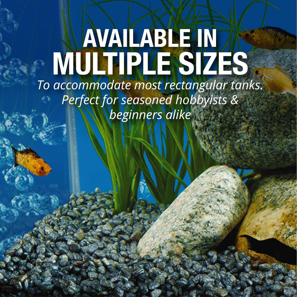 LED Aquarium Hood 20 in x 10 in, Low-Profile Fish Tank Cover