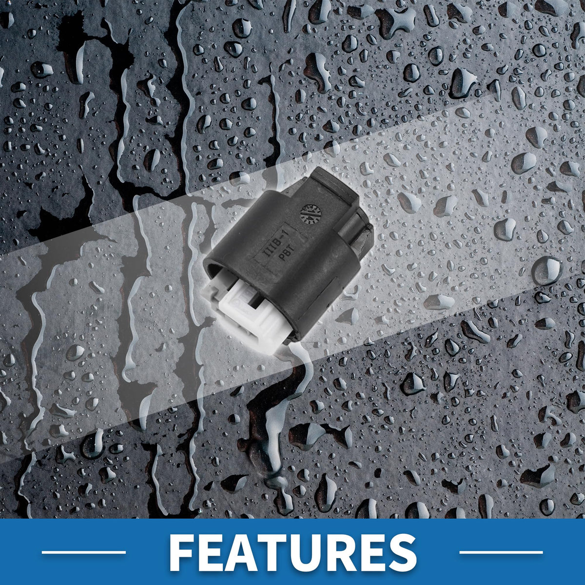 A ABSOPRO 2 Pin Water Temperature Sensor Connector Plug for Mini Cooper