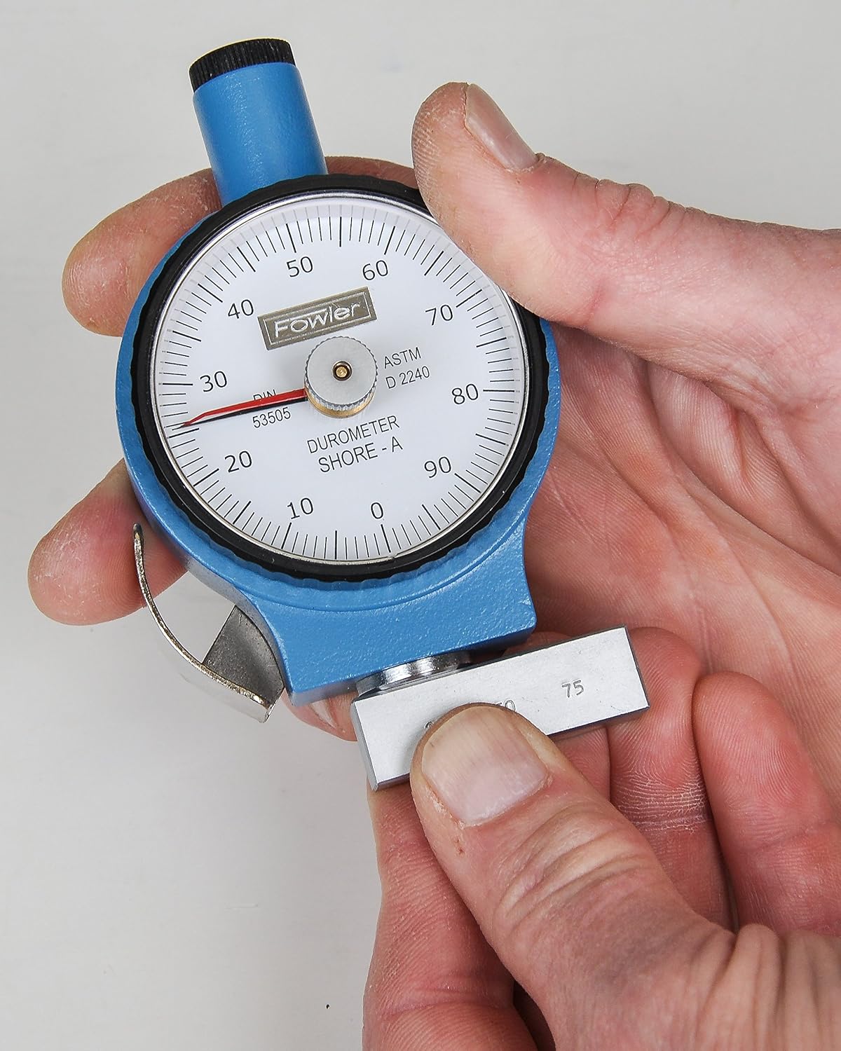 Fowler 53-762-101-0, Portable Durometer With Blunt Taper 35º