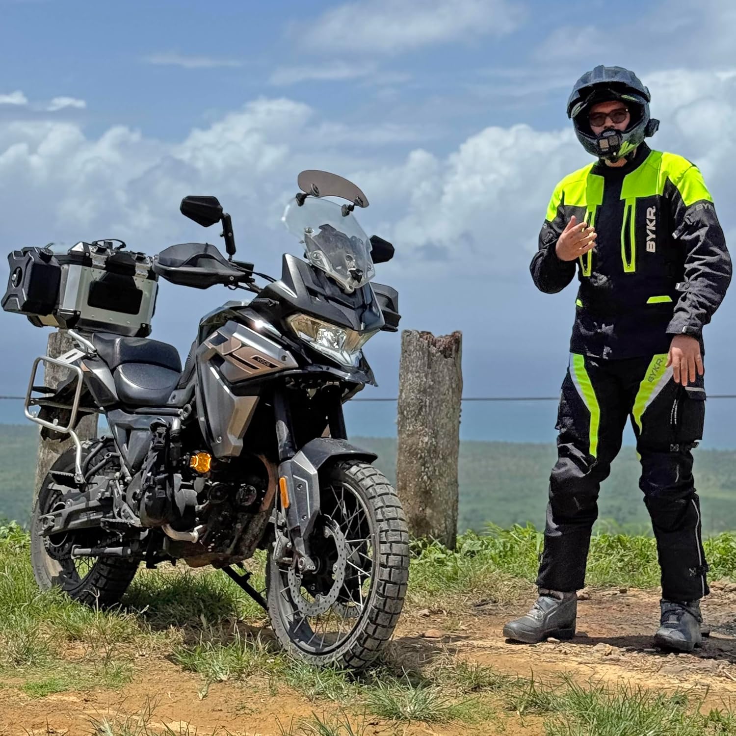 Adventure Touring Motorcycle Jacket For Men & Women Enduro Biker Textile Riding Gear CE Armored