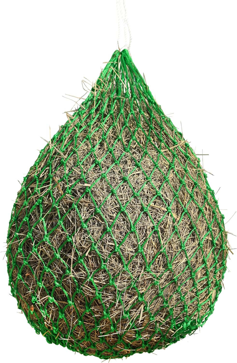 Slow Feed Hay Net for Horses, 40 Inch Hay Bag Holds 1–2 Flakes, 2 Inch Mesh Durable Hanging Feeder for Stable