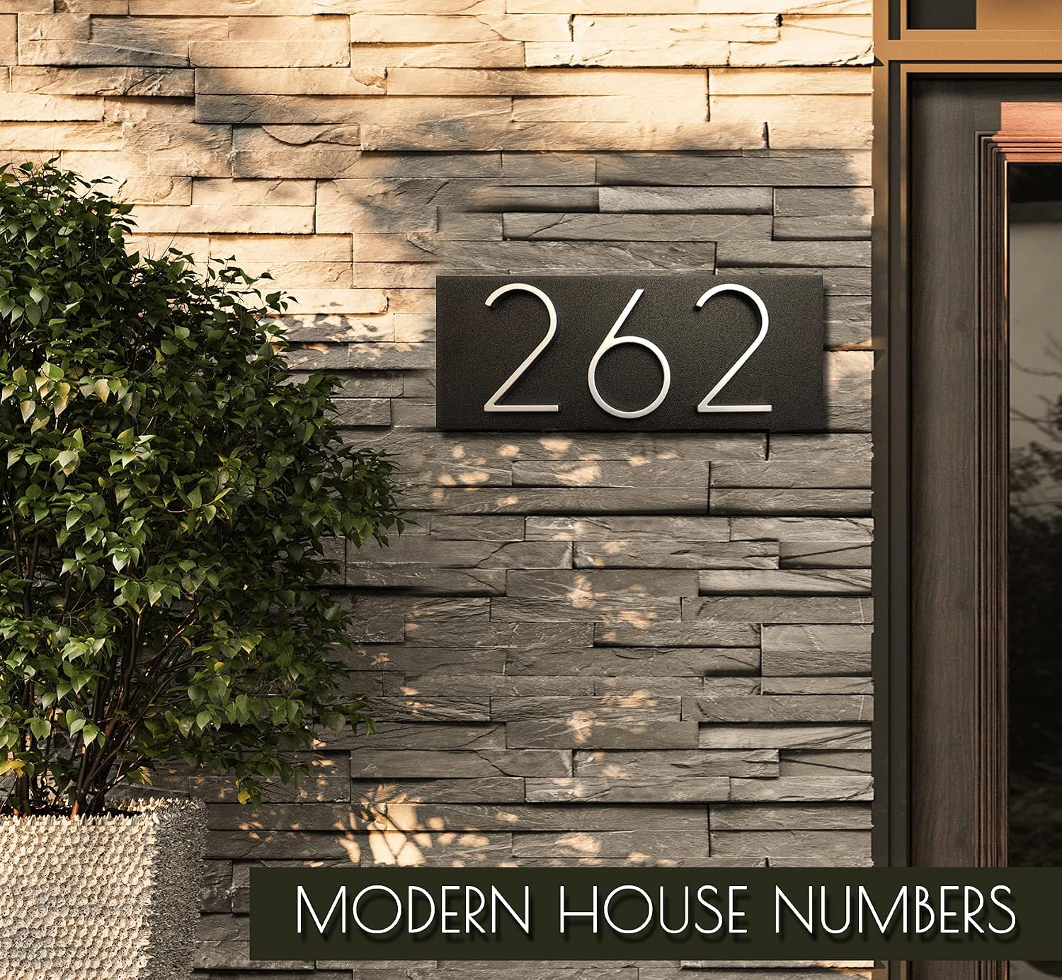 House Numbers | Address number in Vertical and Horizontal mode | Address plaques for outside | Personalized gift |