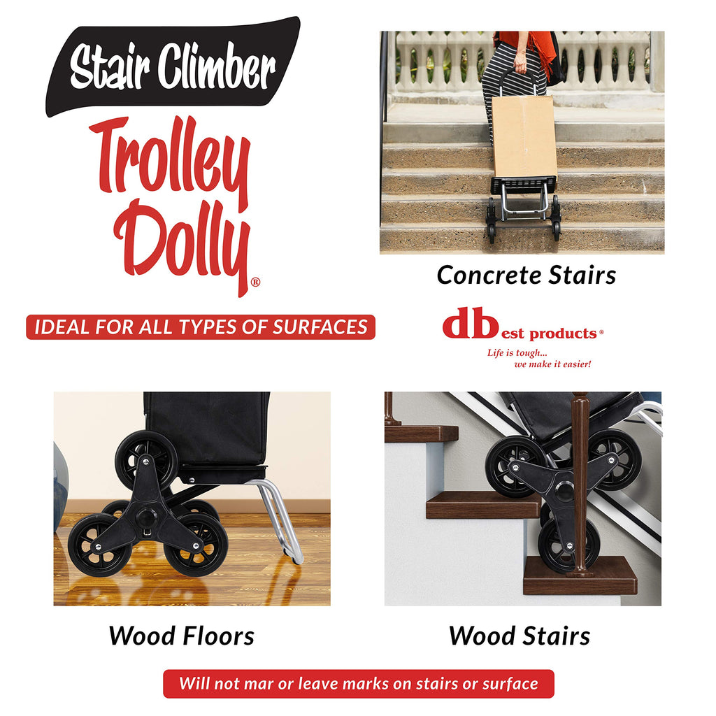 Stair Climber Trolley Dolly Black