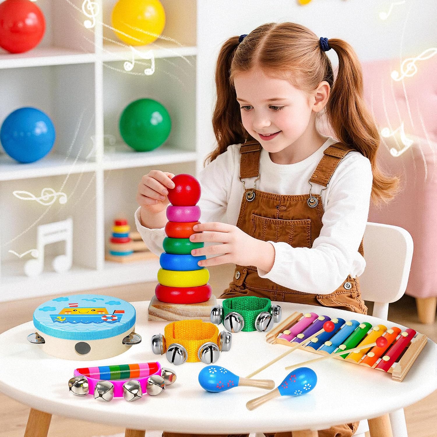 Kids Musical Instruments for Toddlers,Baby Musical Toys for Toddlers,Preschool Educational Kids Gifts,Christmas