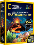 National Geographic Earth Science Kit with 100+ Activities for Kids 8-12 | Crystal Growing, Volcano Experiments, Rock