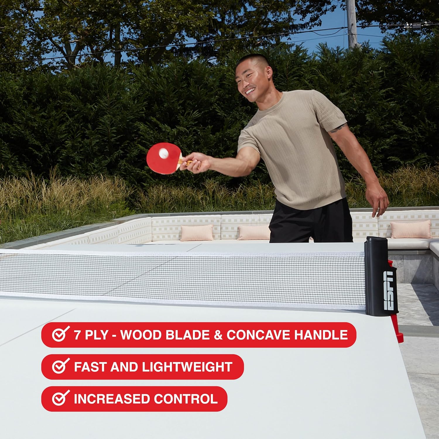 Ping Pong Set, Table Tennis Ideal for Family Games and Game Night
