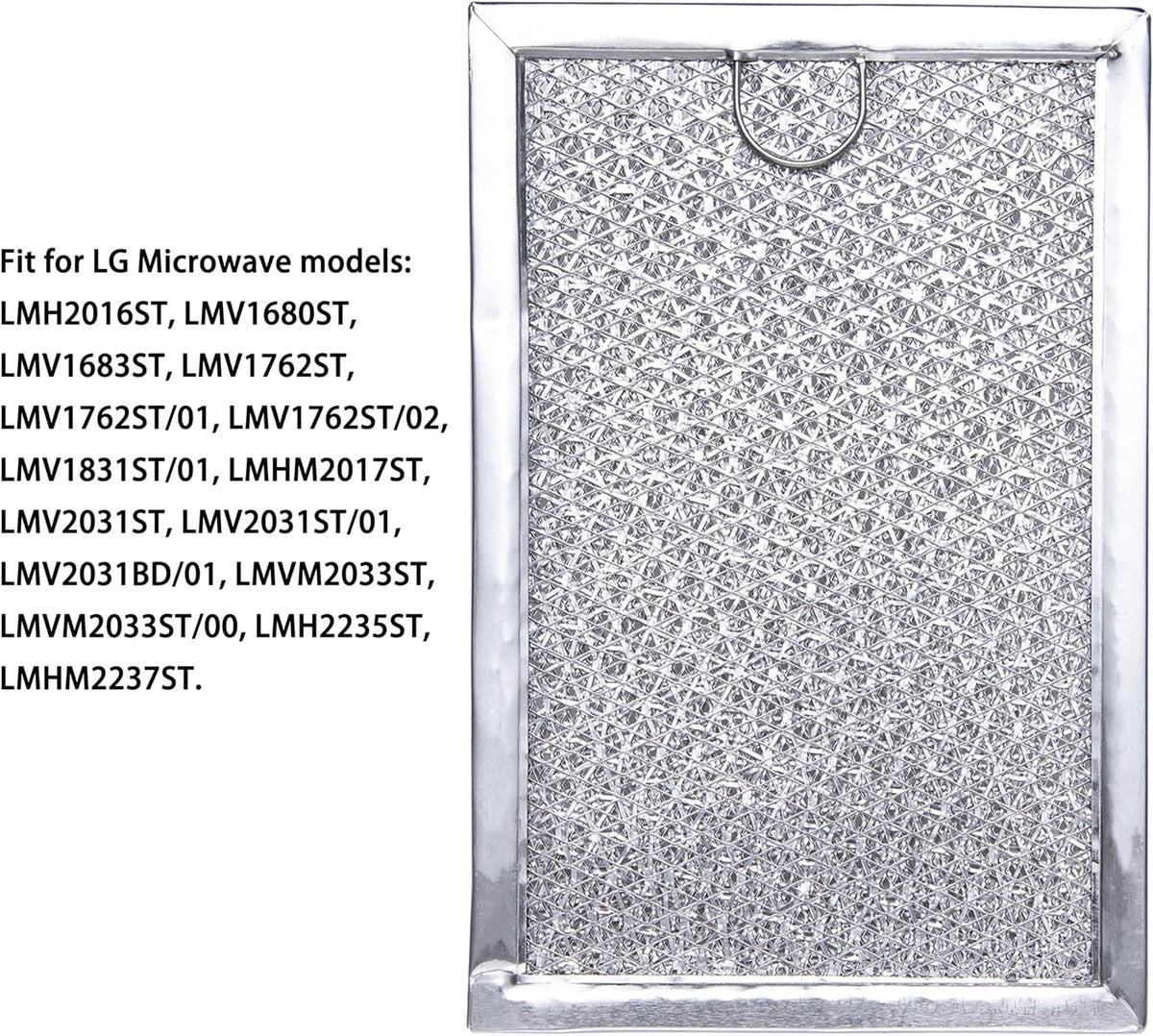 LMV2031ST LMV1683ST LMHM2237ST LMV1762ST Grease Filter for LG Microwave