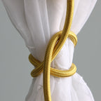 2-Pack Creative Curtain Tiebacks Random Modelling Curtain Holdbacks Eelicate Simple Type, Gold