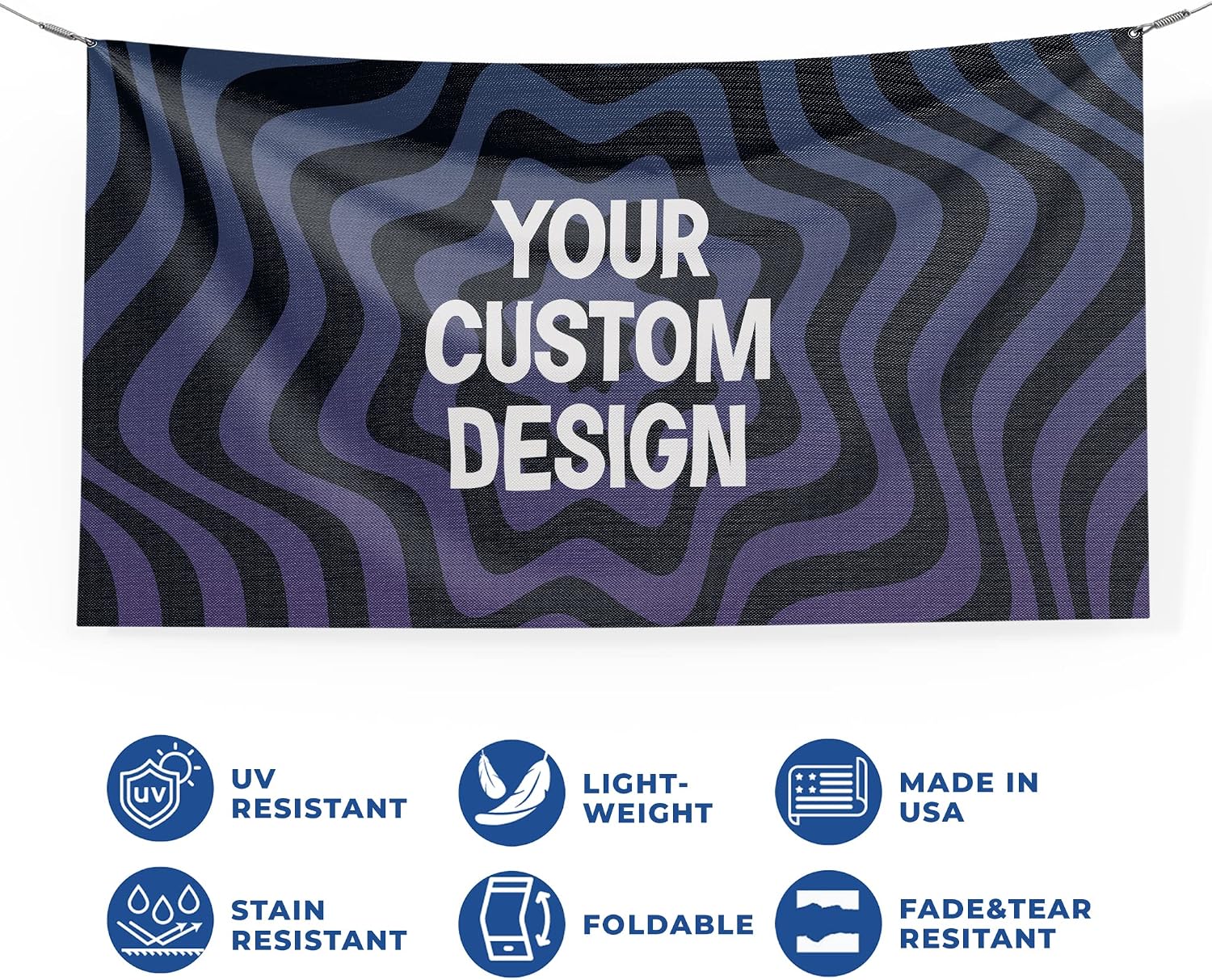 Custom Banner Large By Dreamcontroller - Personalize Polyester Wall Hanging Banner with Your Photo, Text or Logo | HD