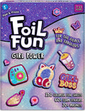 Foil Fun – Girl Power, DIY Foil Art Craft Kit for Tweens | Mess-Free Activity, 20+ Magnets & 60+ Stickers, Travel