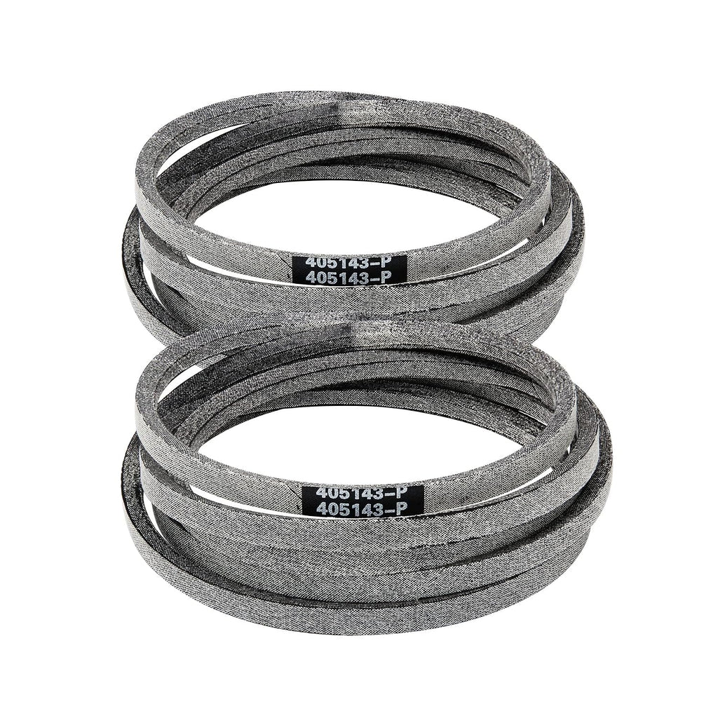 2 Pack 405143 Mower Drive Deck Belt 106" X 1/2" Replacement 46" for Ariens 21546607 AYP 405143 584453101 7133156 Craftsman 532405143 Fits Husqvarna 2246LS 2346XLS YTH20K46 YTH2146XP YTH2246