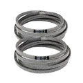 2 Pack 405143 Mower Drive Deck Belt 106" X 1/2" Replacement 46" for Ariens 21546607 AYP 405143 584453101 7133156 Craftsman 532405143 Fits Husqvarna 2246LS 2346XLS YTH20K46 YTH2146XP YTH2246