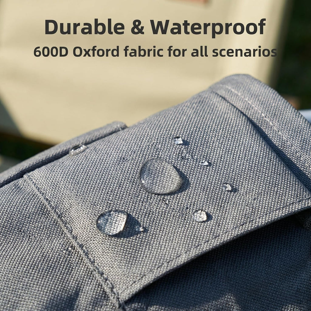 Cleaning caddy with Handle,17L Foldable collapsible bucket 600D Oxford Fabric, 6 Pockets Portable Multi-Use Organiser