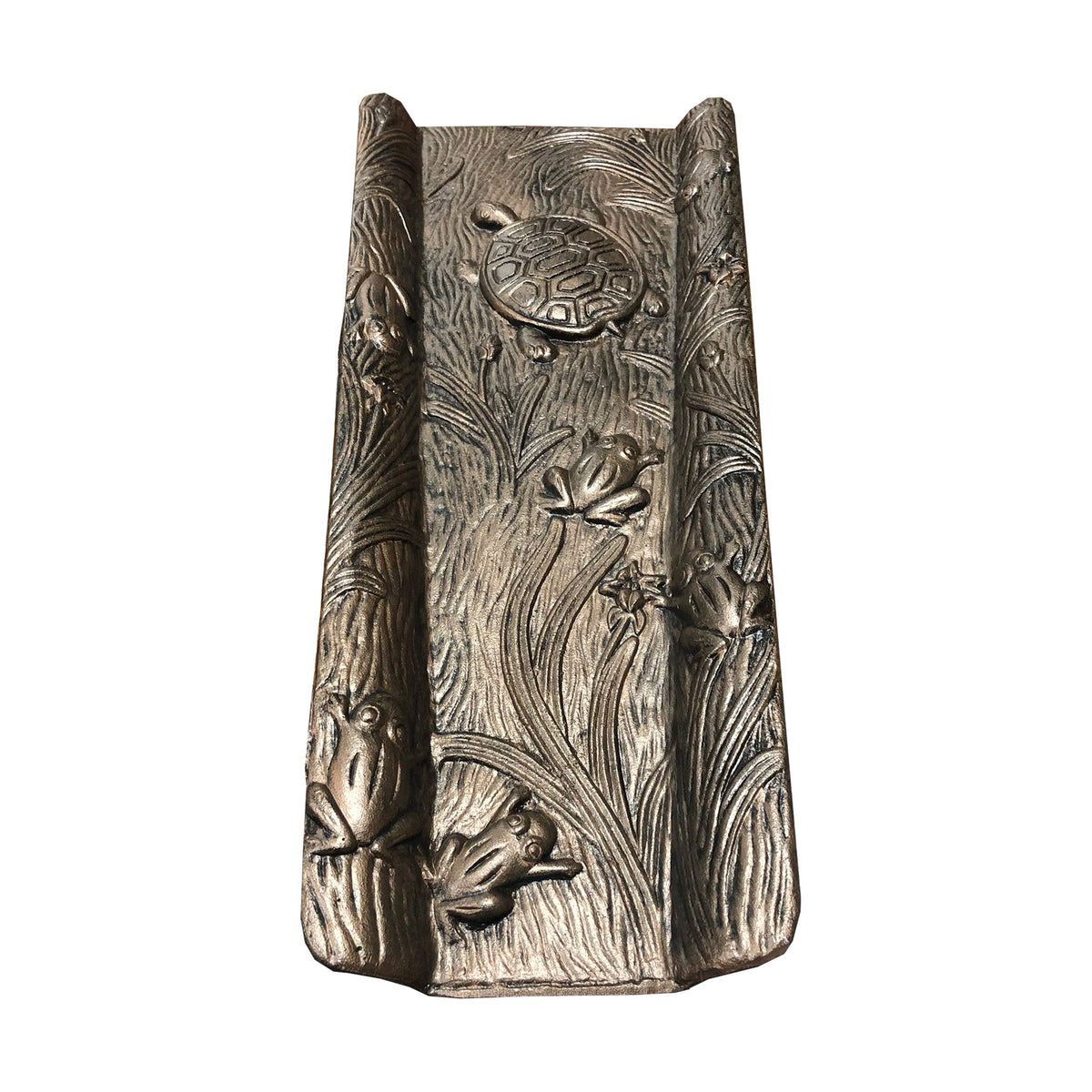 Cast Aluminum Splash Block, Antique Bronze