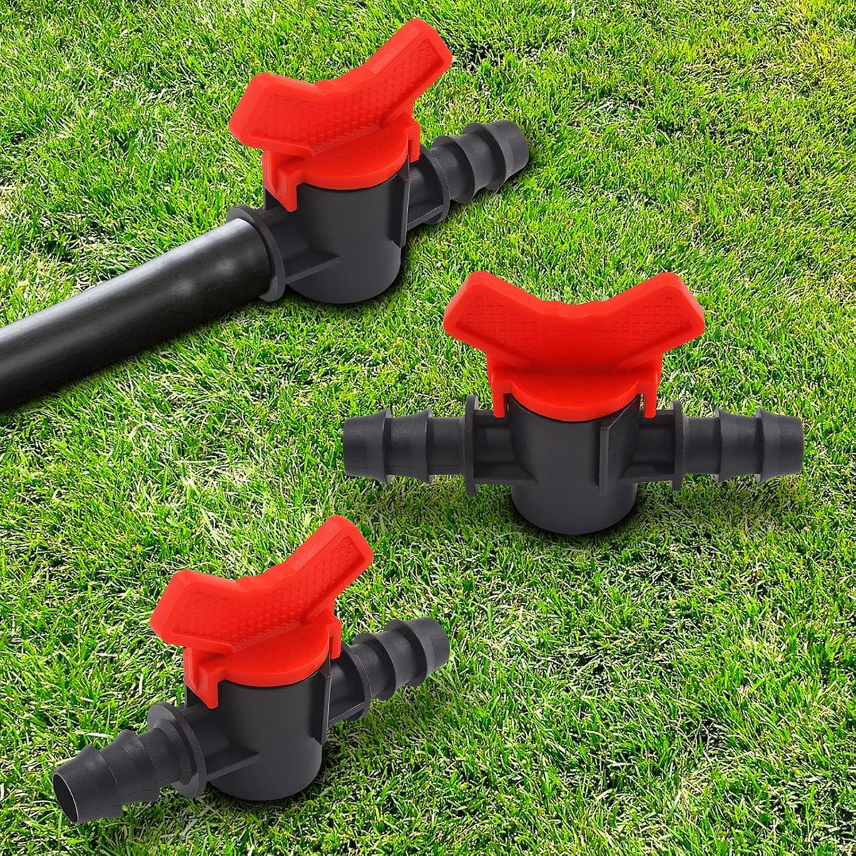 6Pcs 1/2 Inch Drip Irrigation Switch Valve