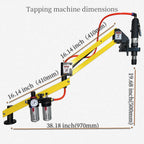 Melwozhwu Pneumatic Tapping Machine tap Flexible Arm Threading Tools