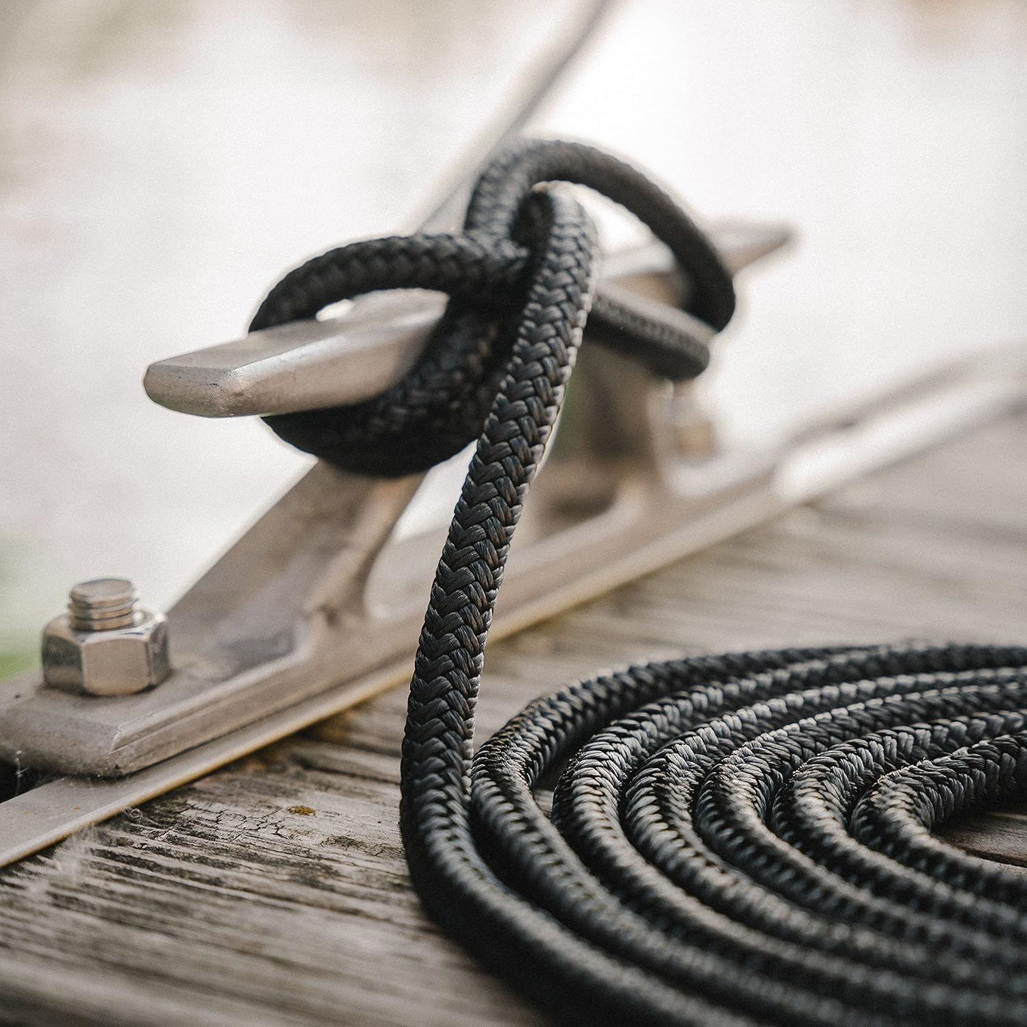 Double Braided Nylon Dock Line - Boat Rope - Marine and Pontoon Accessories - Braided, Reinforced Boat Ropes and Ties