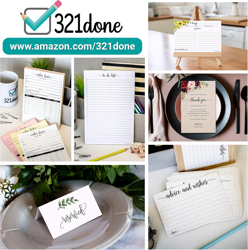Undated Weekly Planner Notepad, Jumbo 11x17 Desk Pad - 50 Tear-Off Sheets, Weekday Monday-Friday Schedule, Daily Task