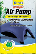 Whisper Air Pump for Aquariums Up to 40 Gallons, Non-UL