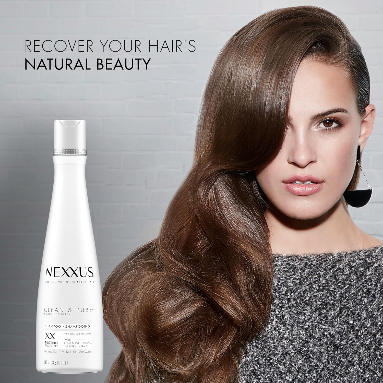 CLEAN & PURE Shampoo Detox for Professional-Level Silicon, Sulfate & Paraben Free Hair Care Powered by Clarifix