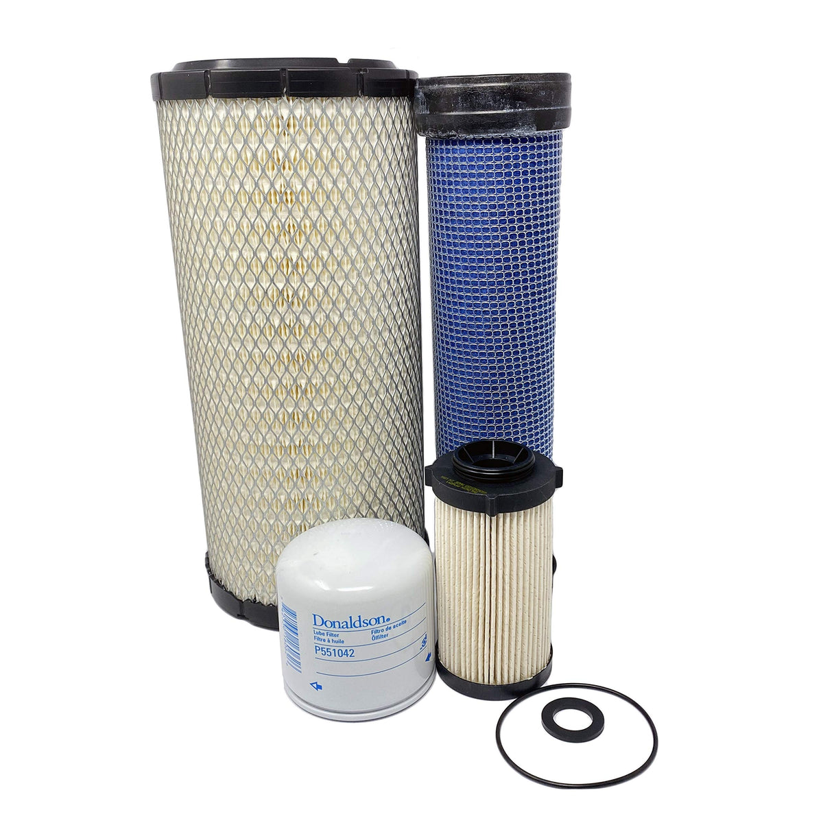 CFKIT Filter Kit Compatible with CAT 299D, 299D XHP Compact Track Loaders w/c3.8 Eng