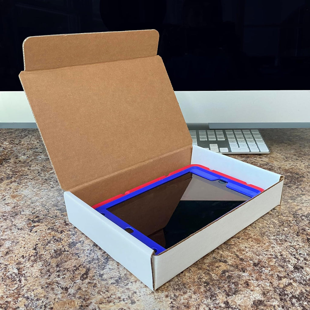 White Mailing Boxes, 50 Pack, 9" x 6.5" x 1.75"