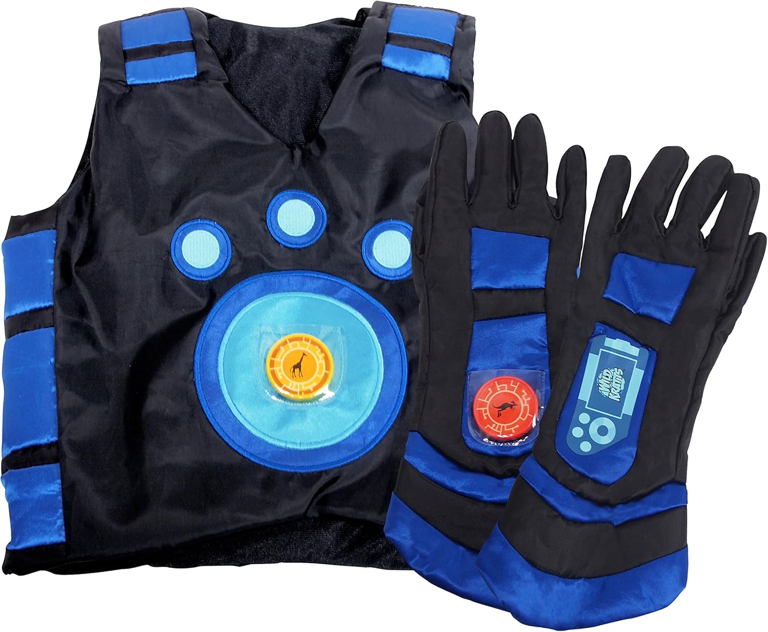 Wild Kratts Creature Power Suit Martin (Large 6-8X) Includes Vest, Gloves & 2 Power Discs for Halloween Costume