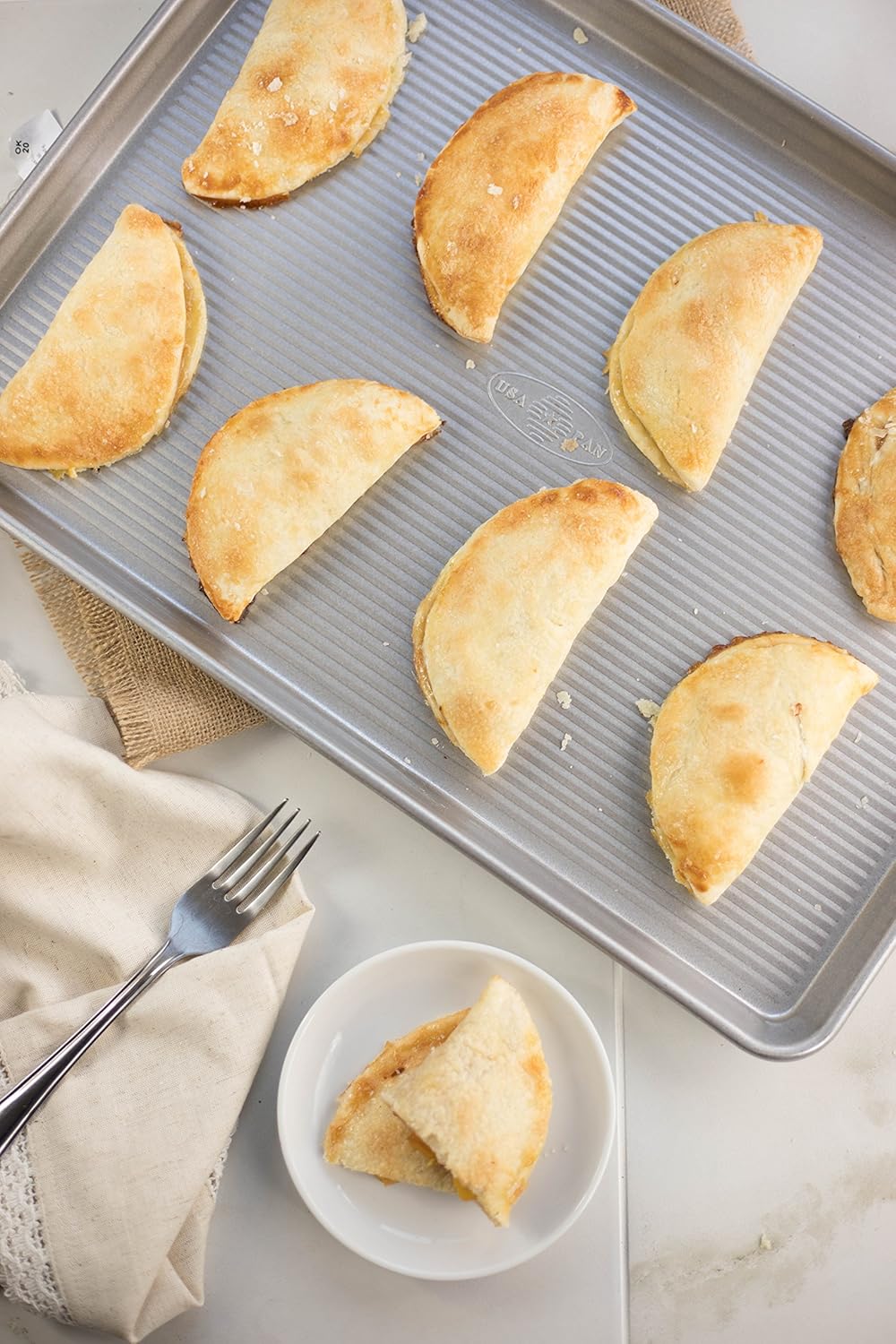Bakeware Half Sheet Pan, Set of 2 Baking Sheets, Aluminized Steel