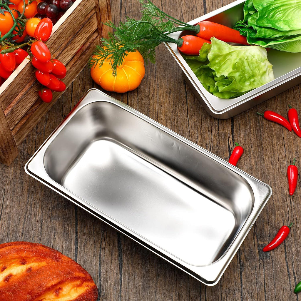 10 Pack Stainless Steel Steam Table Pans