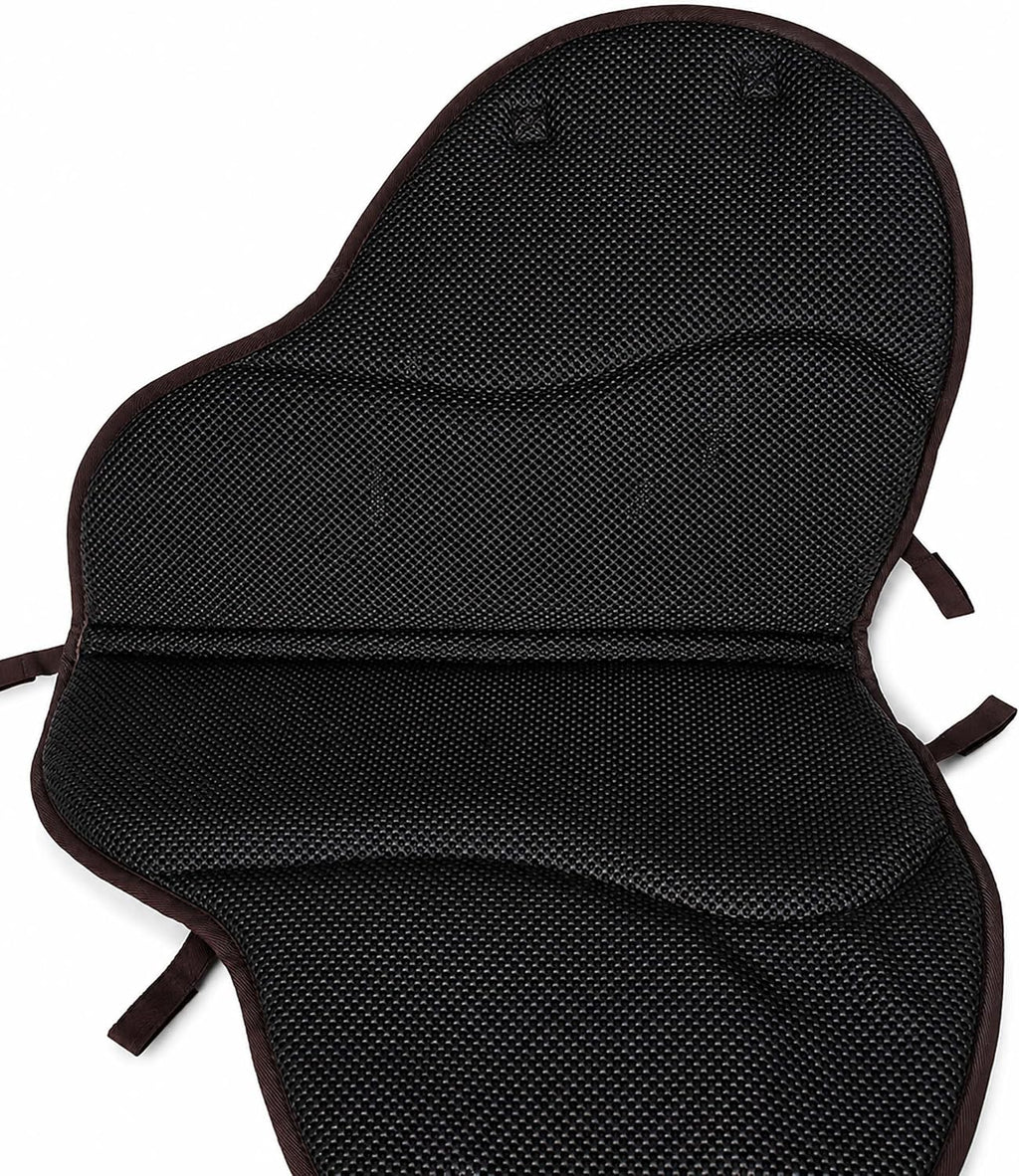 Horse English Endurance Treeless Non-Slip Neoprene Saddle Pad Brown 6405BR
