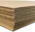 32" x 40" Kraft Two Sided (C-Flute) Corrugated Project Sheets, Cardboard Sheets, Flat Packing Inserts, Crafts, Pads