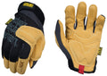 : Material4X Padded Palm Work Gloves (Small, Brown/Black)