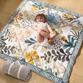 Baby Play Mat for Floor, 50"x50" Thickened Playpen Mat, Playmate for Baby Tummy Time, Waterproof & Non-Slip, Foldable