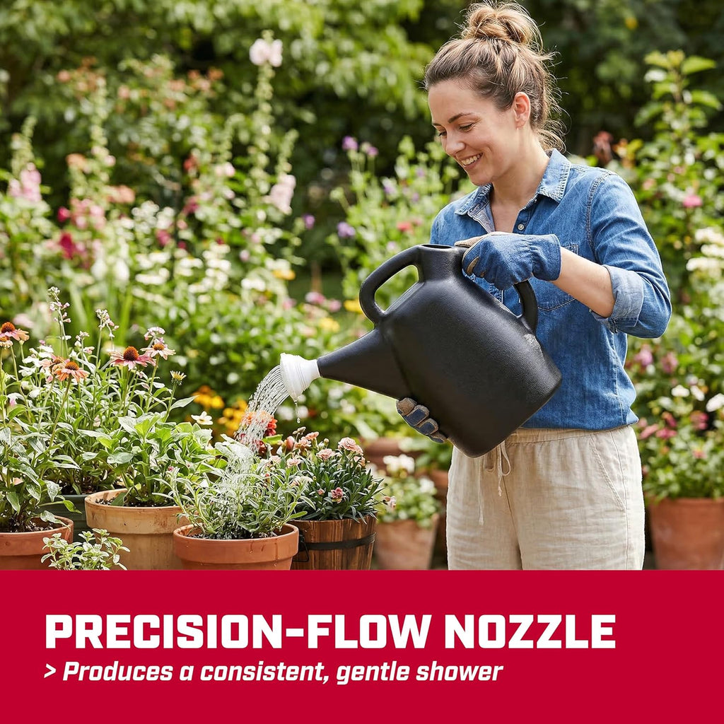 Chapin 47998: 2 Gallon Watering Can for Indoor & Outdoor Plants, 100% Recycled Plastic with Removable Nozzle