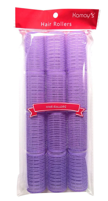 Medium Size Hair Rollers Curlers Multicolor Self Grip Cling Nylon Plastic Sticky Curling Tools Pro Salon Hairdressing